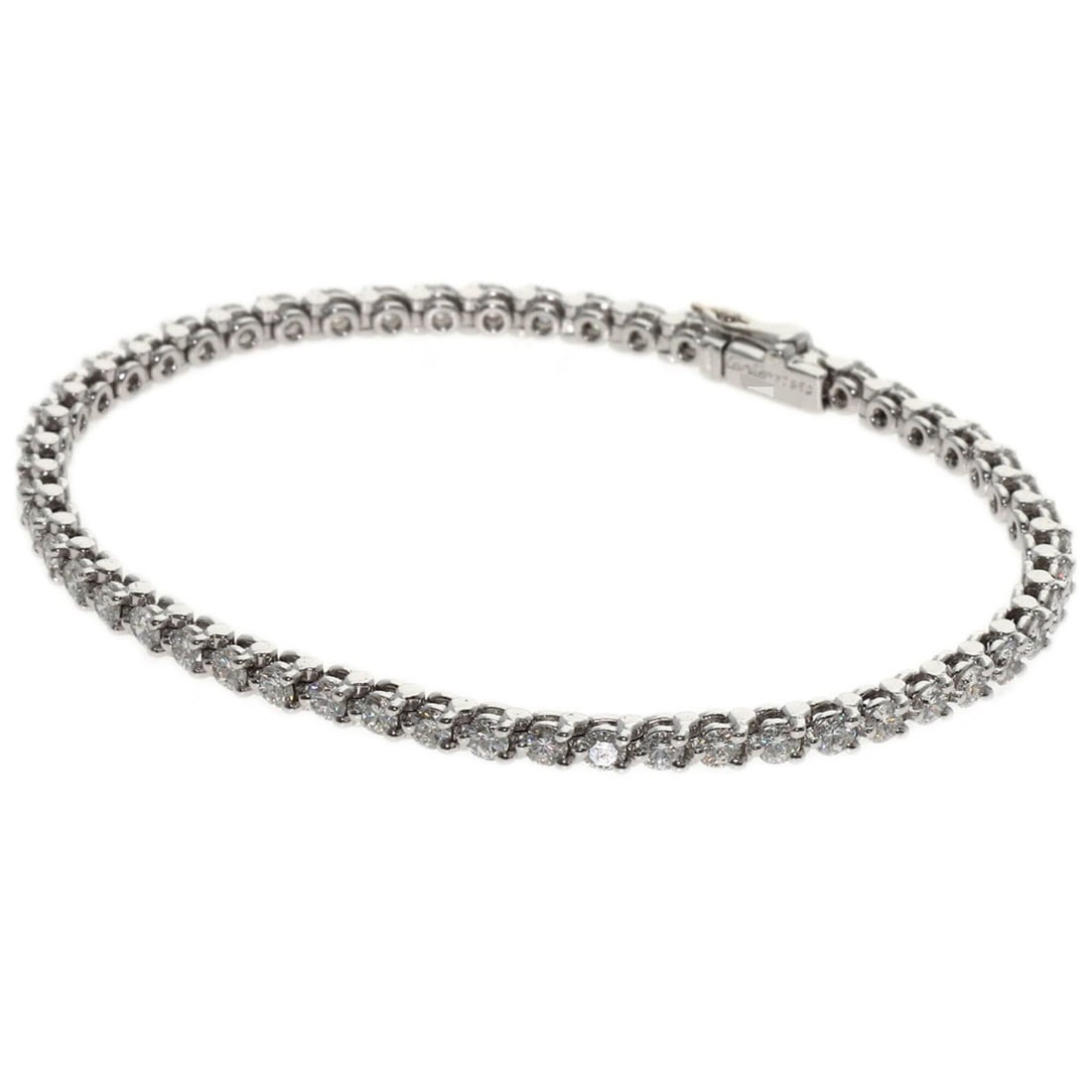 Cartier Tennis Diamond Bracelet Platinum PT950 Women's CARTIER (1 of 11)