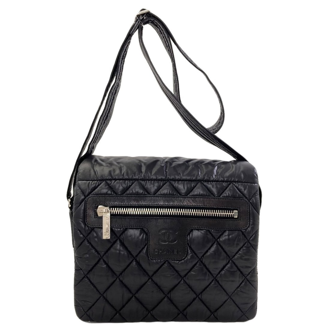 Chanel Coco Cocoon Messenger Bag, Silver Hardware, Shoulder Nylon, Women's CHANEL (1 of 15)