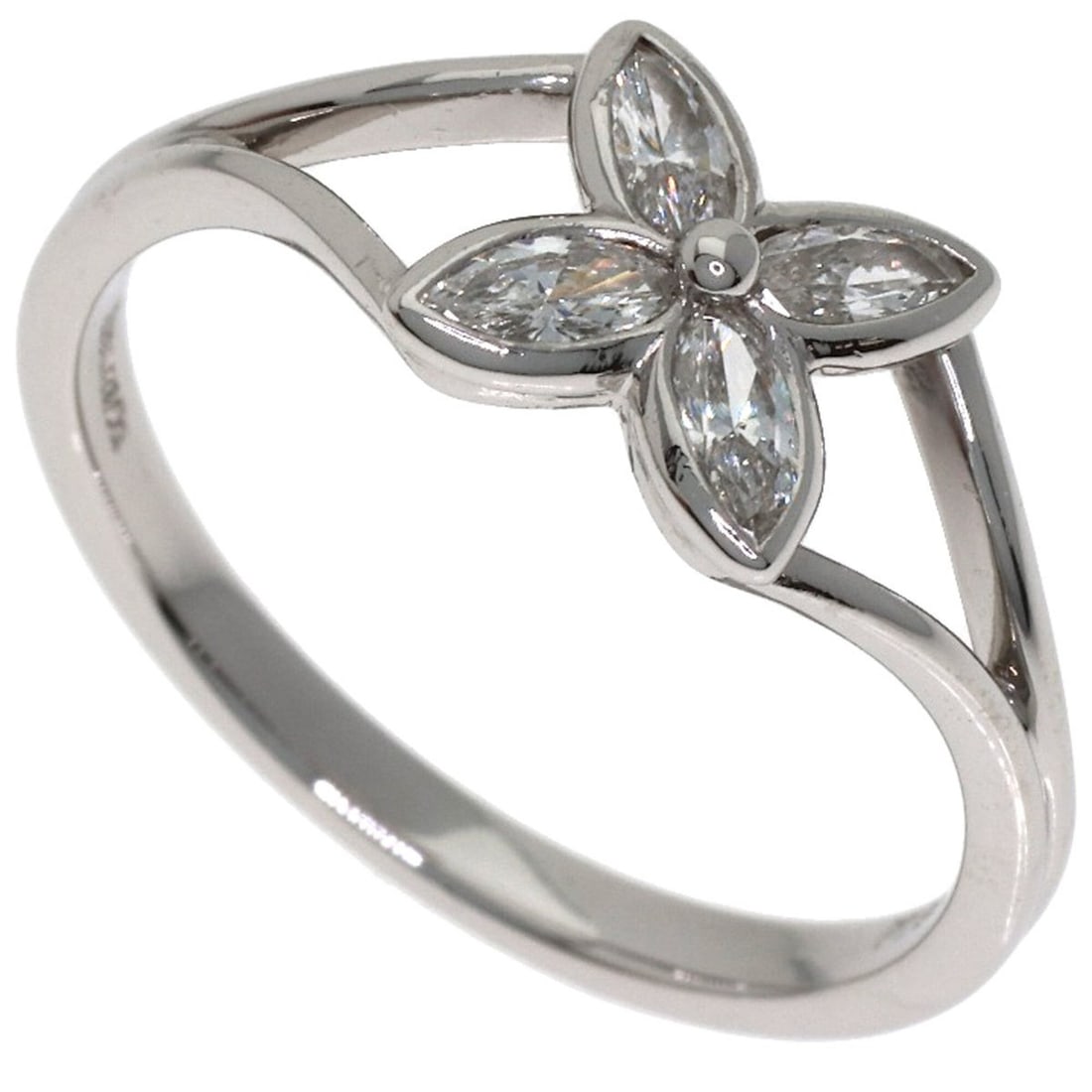 Tiffany Victoria Diamond Ring, Platinum PT950, Women's TIFFANY&Co.: --- Catalog ---Category: SizeWidth: 1.7mm / 0.07''Weight: 2.6g / 0.09oz.JP Size: 8.5US Size: 4.5Category: DesignType: Band ringStone: DiamondGender: WomenMaterial: Platinum 950Category: GeneralBrand: 