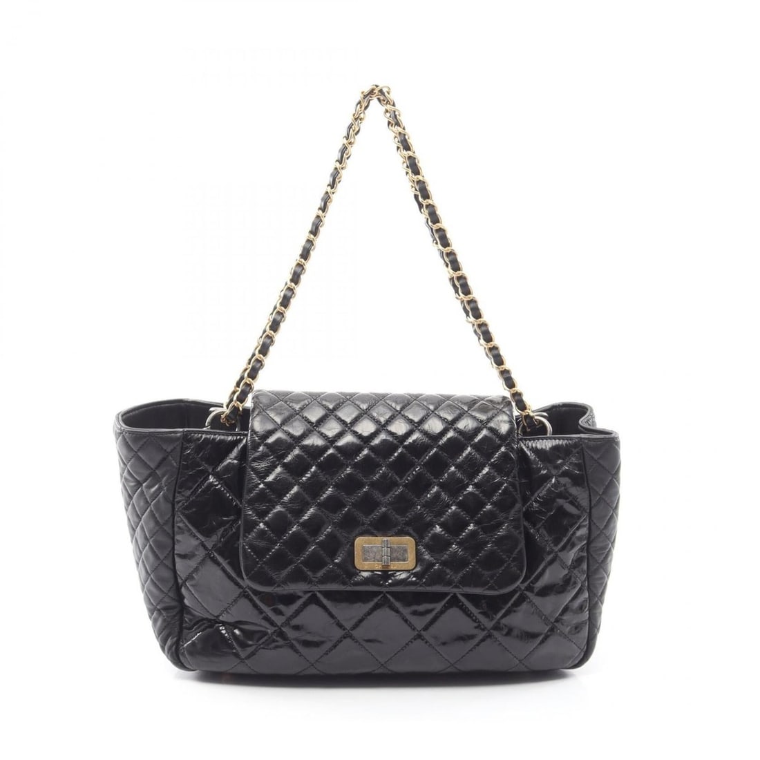 Chanel 2.55 Matelassé Combination Hardware Shoulder Bag/Handbag, Calfskin (Cowhide) and Lambskin: --- Catalog ---Category: SizeSize (HxWxD): 25cm x 33cm x 14cm / 9.84'' x 12.99'' x 5.51''Category: DesignType: Handbag, Shoulder bagColor: BlackGender: WomenMaterial: Leather Leather/Fur Type: Calfski
