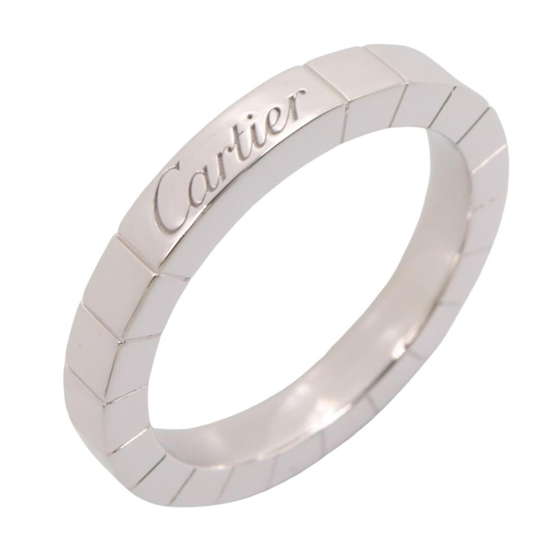 Cartier Lanieres Ring, 18K White Gold (18KWG), Women's Silver Tone: --- Catalog ---Category: SizeJP Size: 11US Size: 6Category: DesignType: Band ringColor: SilverGender: WomenMaterial: White gold (18K)Category: GeneralBrand: Cartier--- Item List ---Section: ConditionR