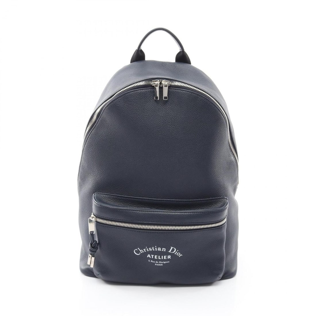 Dior Homme Atelier Backpack/Handbag, Leather, Men's, Navy: --- Catalog ---Category: SizeSize (HxWxD): 40cm x 30cm x 13cm / 15.74'' x 11.81'' x 5.11''Strap Length: 48.5cm - 84.5cm / 19.09'' - 33.26''Category: DesignType: Backpack, HandbagColor: NavyGender: Men