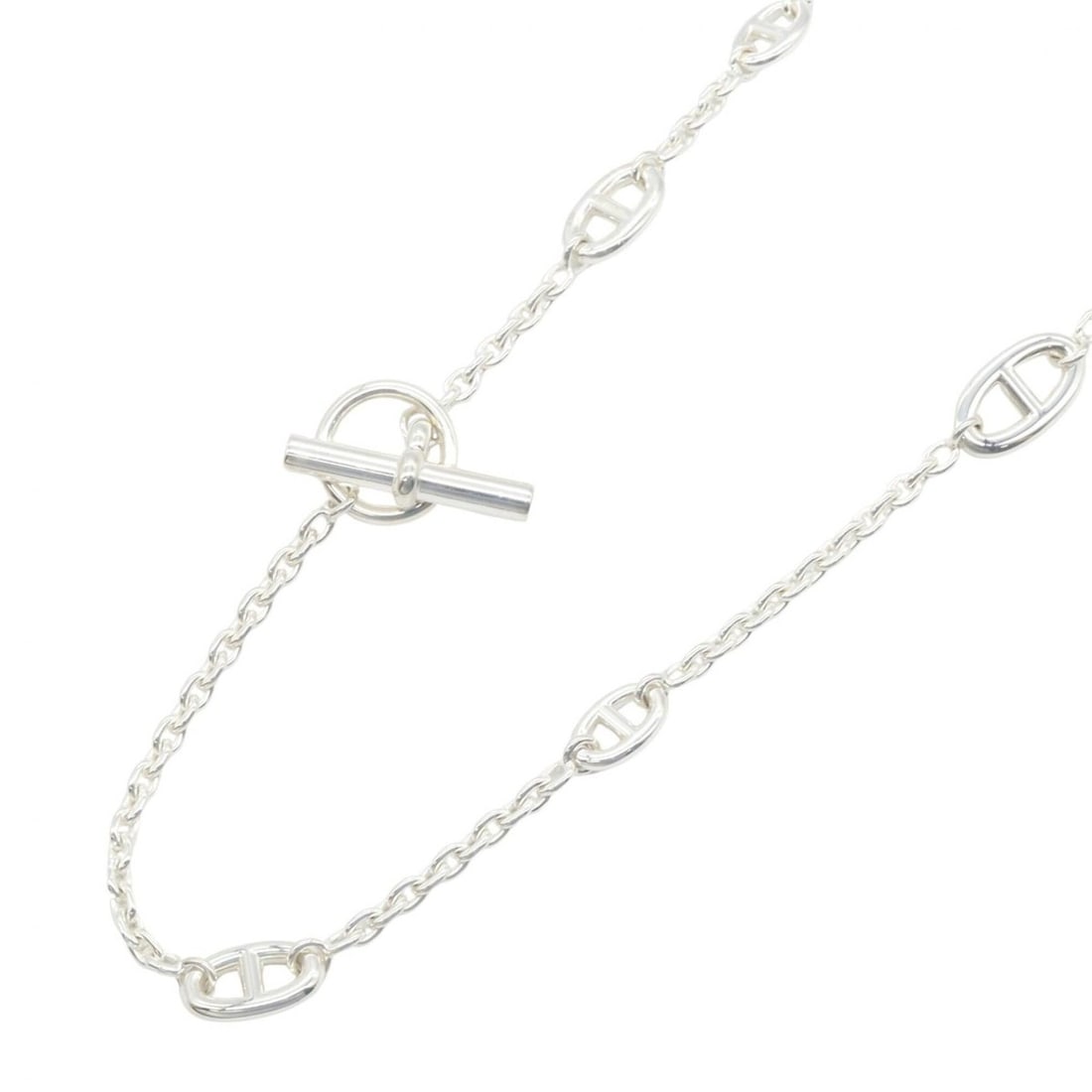 Hermes Chaine d'Ancre Farandole 80 Necklace, Sterling Silver 925, Women's Tone (1 of 9)
