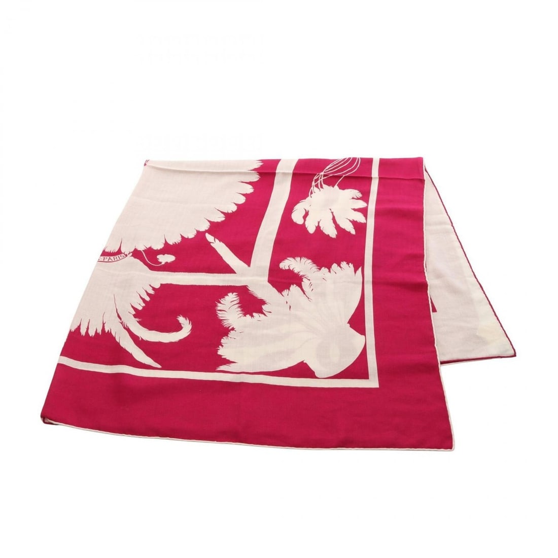 Hermes Carre Geant 140 BRAZIL TATTOO Scarf/Muffler, Silk/Cashmere, Women's, Purple/Ivory: --- Catalog ---Category: SizeSize (LxW): 1.36m x 1.36m / 53.54'' x 53.54''Category: DesignType: ScarfColor: Ivory, PurpleGender: WomenMaterial: Silk Category: GeneralBrand: Hermes--- Item List ---Sect