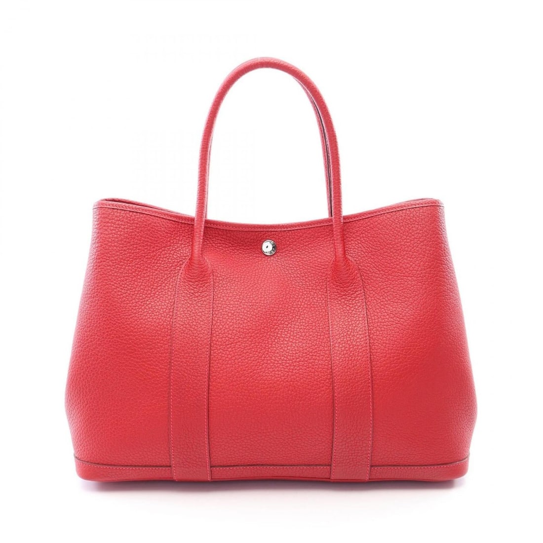 Hermes Garden Party PM Rouge Piment Tote Bag Handbag Negonda Leather Women's Red (1 of 14)