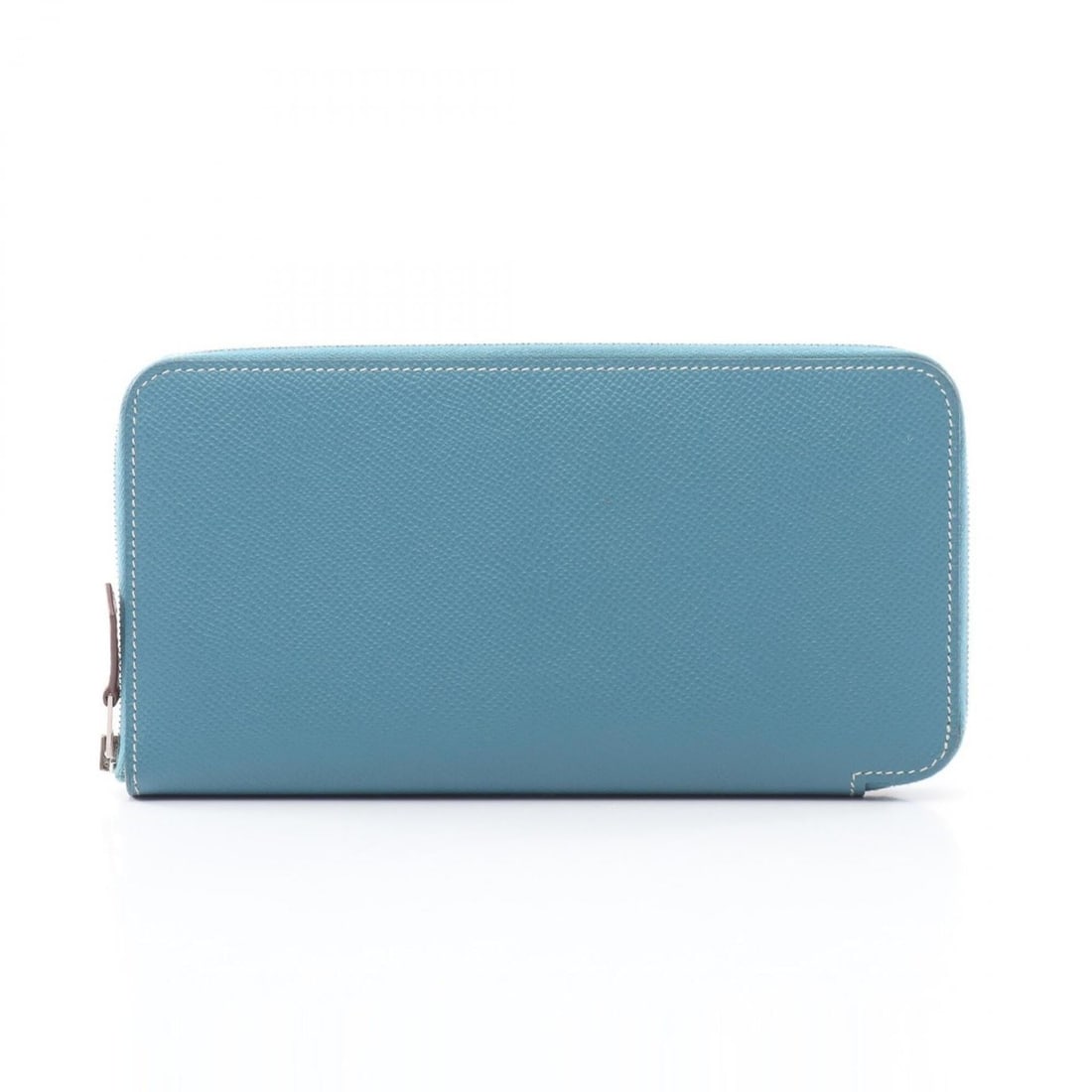 Hermes Azap Long Silk In Blue Jean Round Wallet, Veau Epsom Leather, Women's,: --- Catalog ---Category: SizeSize (HxWxD): 10.5cm x 20cm x 1.5cm / 4.13'' x 7.87'' x 0.59''Category: DesignType: Long wallet (bi-fold)Color: BlueGender: WomenMaterial: Epsom leather Category: GeneralB