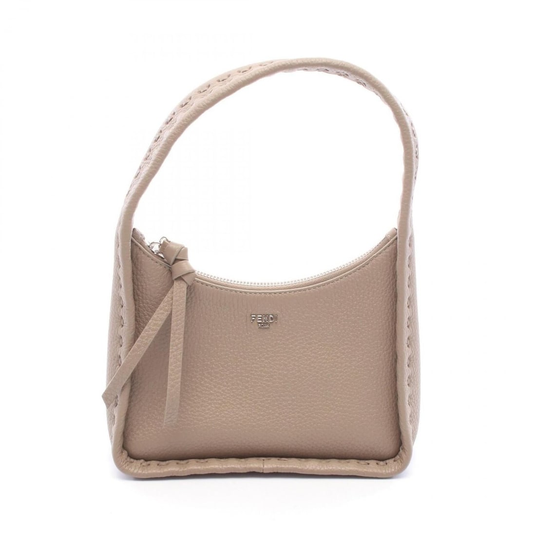 Fendi Small Fendessence Selleria Handbag, Leather, Women's, Beige, 8BS094: --- Catalog ---Category: SizeSize (HxWxD): 12cm x 19cm x 7cm / 4.72'' x 7.48'' x 2.75''Handle Length: 32cm / 12.59''Category: DesignType: HandbagColor: BeigeGender: WomenMaterial: Leather Category: Ge