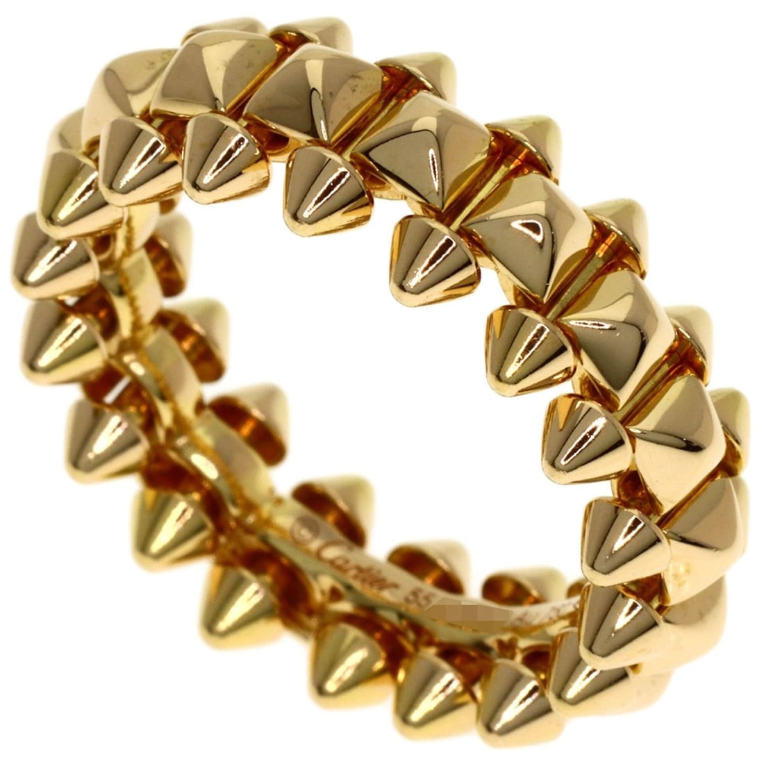 Cartier Clash de MM #55 Ring, 18K Pink Gold, Women's. (1 of 10)
