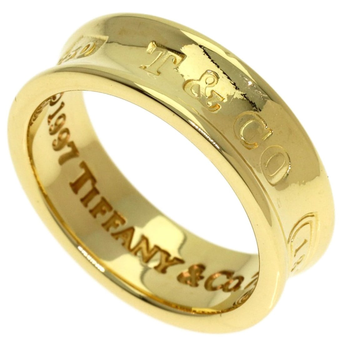 Tiffany & Co. 1837 Ring, 18K Yellow Gold, Women's. (1 of 10)