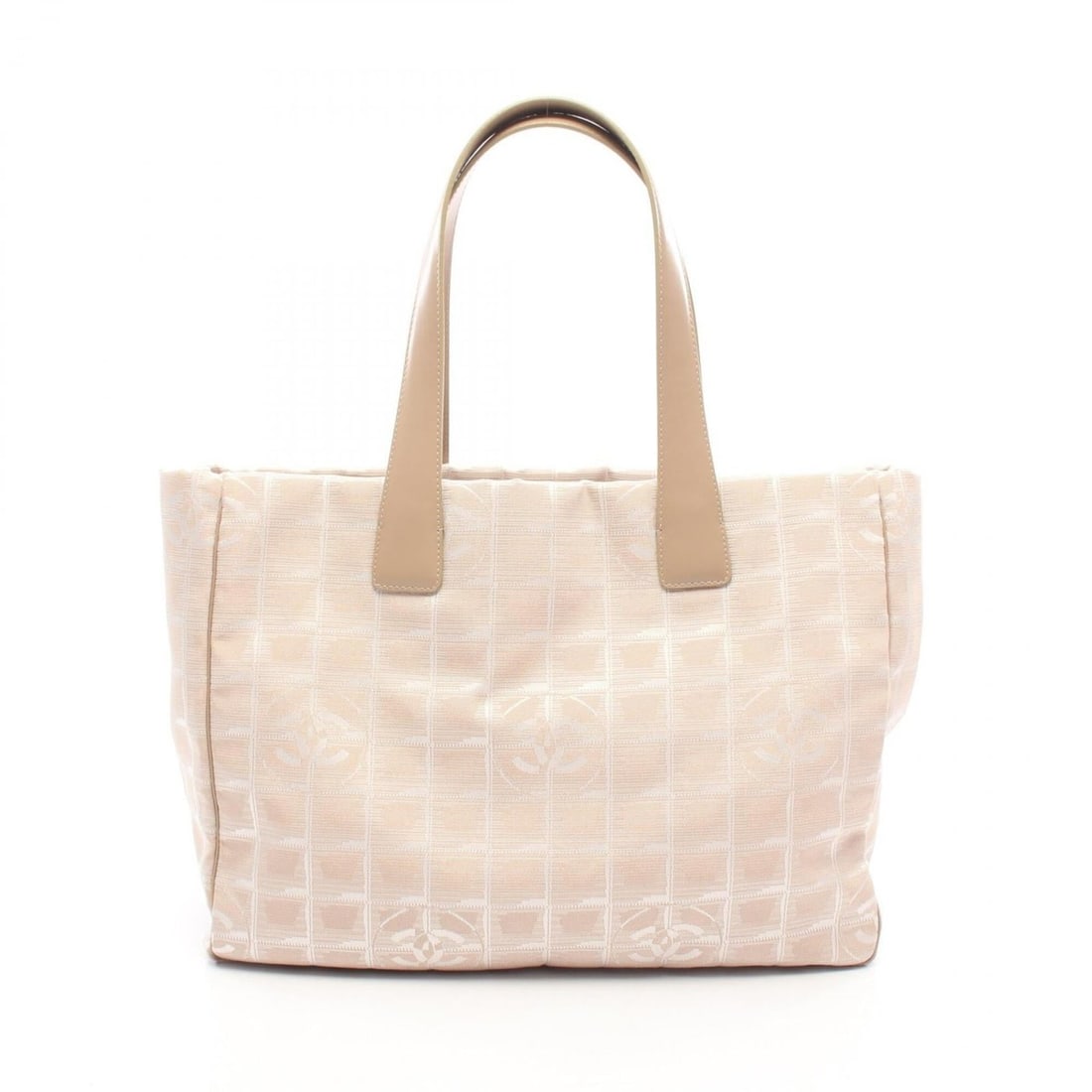 Chanel New Travel Line MM Tote Bag Handbag Leather Nylon Canvas Women's Beige A15991: --- Catalog ---Category: SizeSize (HxWxD): 25cm x 34cm x 14.5cm / 9.84'' x 13.38'' x 5.7''Category: DesignType: Handbag, Tote bagColor: BeigeGender: WomenMaterial: Leather , Nylon canvas Hardware Colo