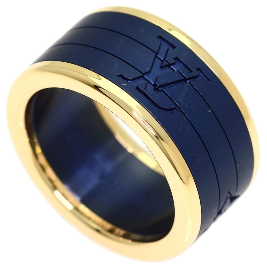 Louis Vuitton Puzzle Ring Les Gaston Q0H45K #55 - 18K Yellow Gold/Titanium Women's LOUIS VUITTON: --- Catalog ---Category: SizeWidth: 10.8mm / 0.43''Weight: 9.7g / 0.34oz.JP Size: 15US Size: 7.5Category: DesignType: Band ringGender: WomenMaterial: Yellow gold (18K)Category: GeneralBrand: Louis Vui