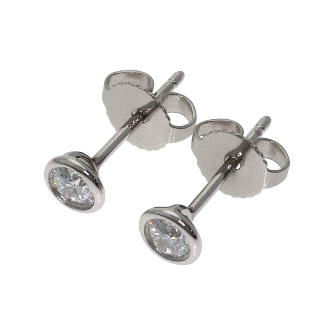 Tiffany & Co. By the Yard Diamond Earrings, Platinum PT950, Women's. (1 of 11)