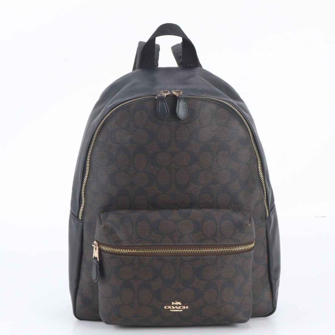 Coach Signature 58314 Leather Backpack, Rucksack, Shoulder Bag for Men: --- Catalog ---Category: SizeSize (HxWxD): 37cm x 30cm x 12cm / 14.56'' x 11.81'' x 4.72''Category: DesignType: Backpack, Shoulder bagColor: Black, BrownGender: MenMaterial: Leather , Coated canvas Ca
