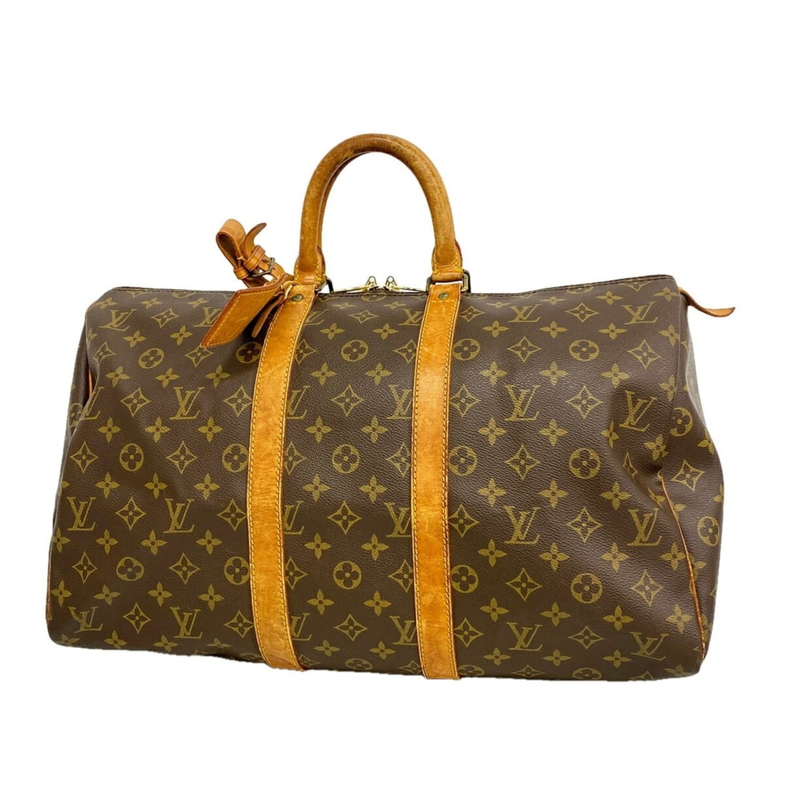Louis Vuitton Bags - Boston Monogram Keepall 45 M41428 Brown Men's & Women's: --- Catalog ---Category: SizeSize (HxWxD): 27cm x 46.5cm x 20.5cm / 10.62'' x 18.3'' x 8.07''Category: DesignType: Boston bagColor: BrownGender: Men,WomenCategory: GeneralMPN: M41428Brand: Louis Vuitt