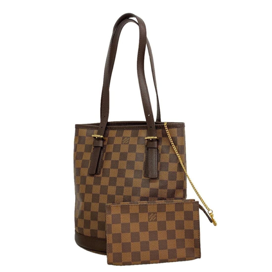 Louis Vuitton Damier Mare Tote Bag N42240 Ebene Women's (1 of 14)