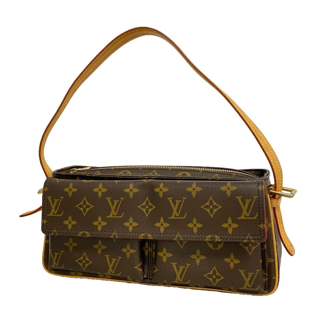 Louis Vuitton Monogram Vivacite MM Shoulder Bag M51164 Brown Women's (1 of 18)