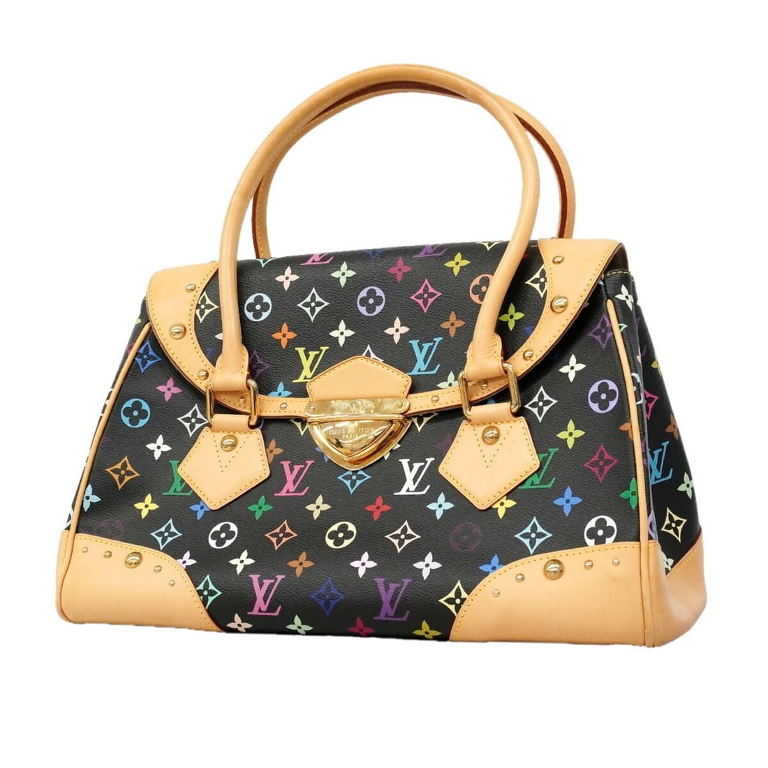 Louis Vuitton Monogram Multicolor Beverly GM Handbag M40202 Noir (Women's): --- Catalog ---Category: SizeSize (HxWxD): 27cm x 37cm x 18.5cm / 10.62'' x 14.56'' x 7.28''Category: DesignType: HandbagColor: NoirGender: WomenCategory: GeneralMPN: M40202Brand: Louis Vuitton--- Ite