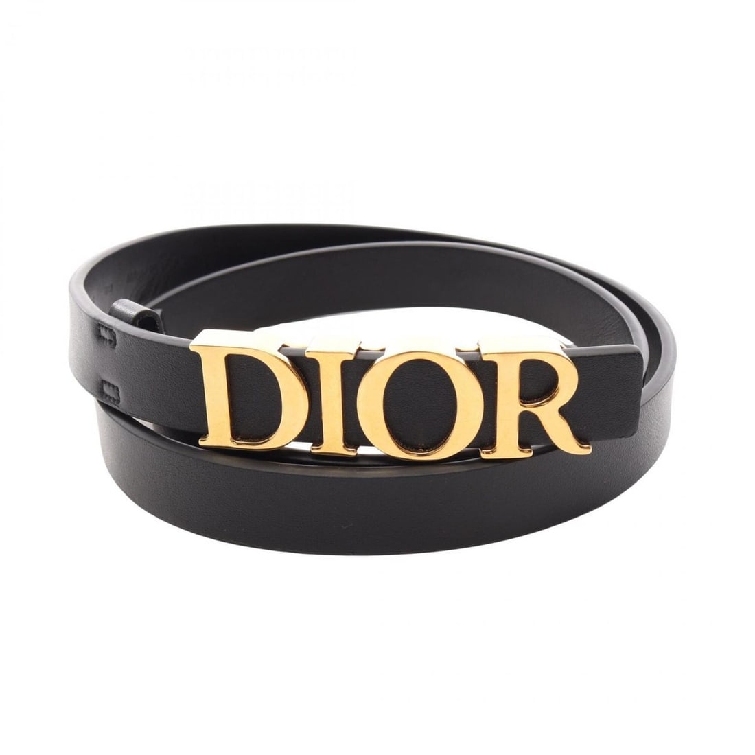 Christian Dior Dior D-Dream Gold Hardware Leather Belt for Women, Black: --- Catalog ---Category: SizeWidth: 2cm / 0.78''Length: 76cm - 86cm / 29.92'' - 33.85''Category: DesignType: Standard beltColor: BlackGender: WomenMaterial (Strap): Leather Category: GeneralBrand: Chr