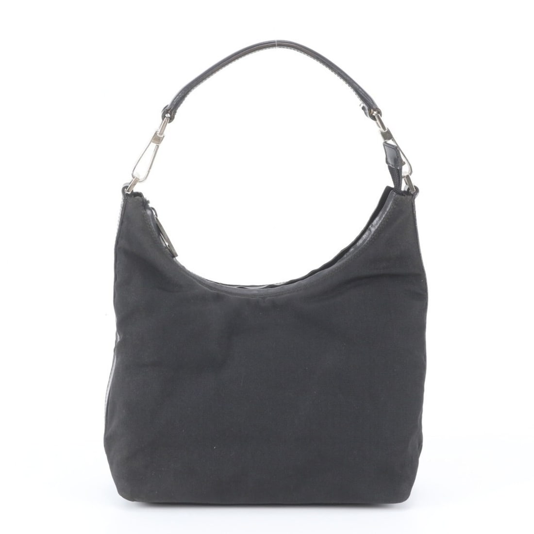 Gucci Hobo 000 2854 0602 Leather Canvas One-Shoulder Bag Handbag Black Women's: --- Catalog ---Category: SizeSize (HxWxD): 19cm x 23cm x 10cm / 7.48'' x 9.05'' x 3.93''Category: DesignType: Handbag, Shoulder bagColor: BlackGender: WomenMaterial: Leather , Canvas Category: General