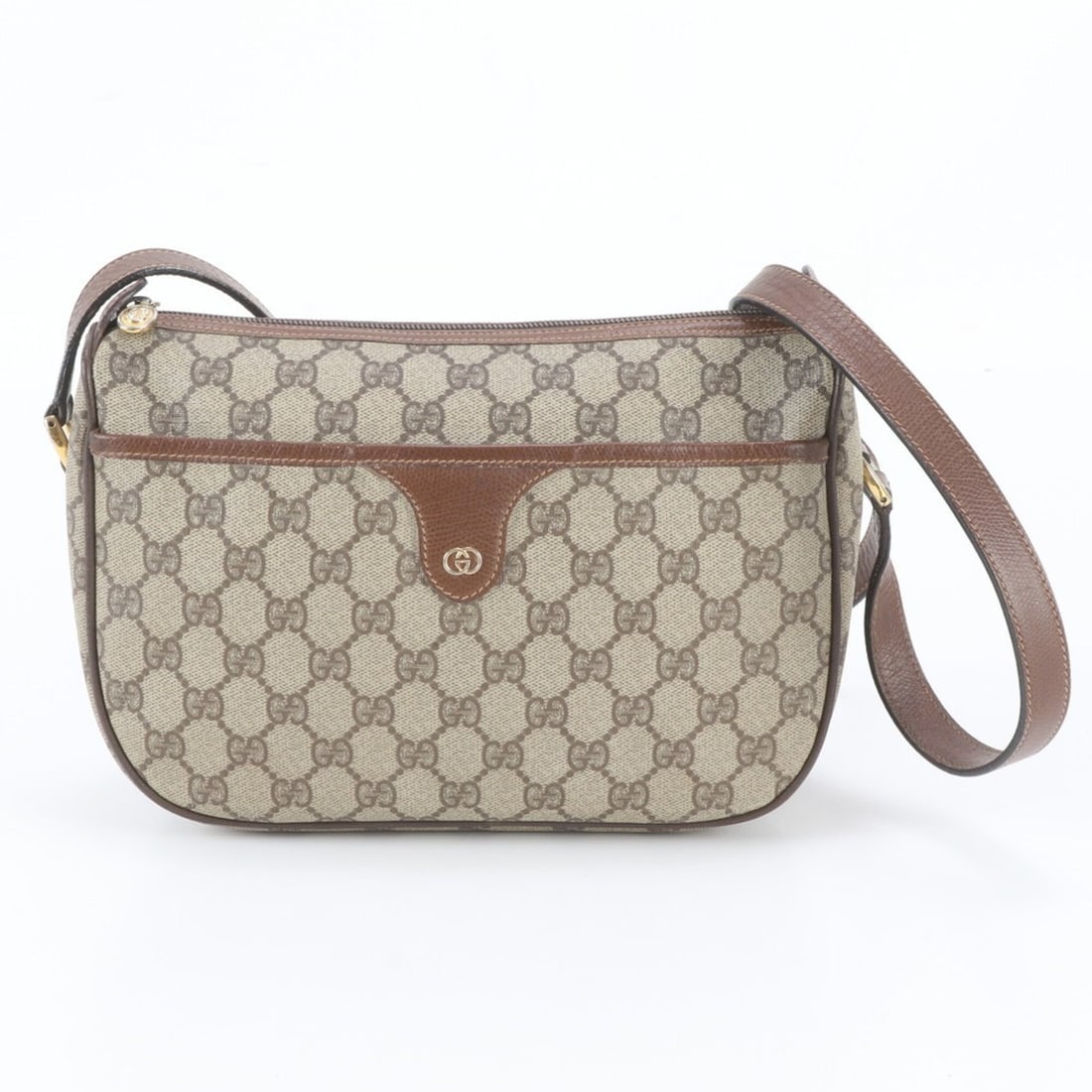 Gucci GG Supreme 001 115 6106 Leather Shoulder Bag Handbag Tote for Women: --- Catalog ---Category: SizeSize (HxWxD): 20cm x 21cm x 8cm / 7.87'' x 8.26'' x 3.14''Category: DesignType: Handbag, Shoulder bag, Tote bagColor: BrownGender: WomenMaterial: Leather , Coated canvas C