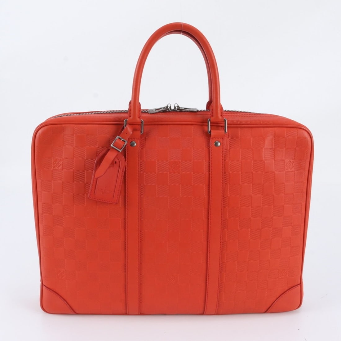 Louis Vuitton Damier Infini Porte Documents Voyage N41143 Leather Men's Bag: --- Catalog ---Category: SizeSize (HxWxD): 30cm x 42cm x 7cm / 11.81'' x 16.53'' x 2.75''Category: DesignType: BriefcaseColor: FusionGender: MenMaterial: Leather Category: GeneralMPN: N41143Brand: Lou