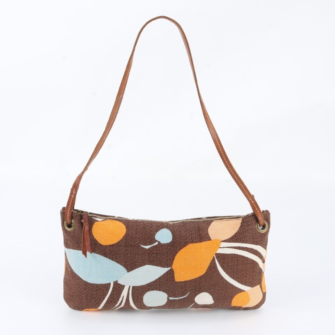 Miu Miu Miu Archive One-Shoulder Bag, Leather & Canvas Shoulder Brown, Women's: --- Catalog ---Category: SizeSize (HxWxD): 18cm x 34cm x 1cm / 7.08'' x 13.38'' x 0.39''Category: DesignType: Shoulder bagColor: BrownGender: WomenMaterial: Leather , Canvas Category: GeneralBrand: Mi