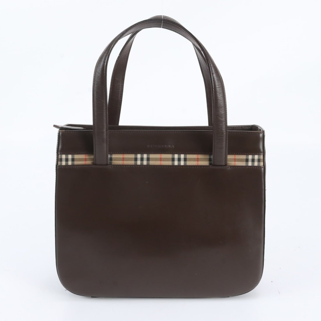 Burberry Nova Check Leather Tote Bag Shoulder Handbag Brown Women's: --- Catalog ---Category: SizeSize (HxWxD): 23cm x 28cm x 9cm / 9.05'' x 11.02'' x 3.54''Category: DesignType: Handbag, Shoulder bag, Tote bagColor: BrownGender: WomenMaterial: Leather , Canvas Categor
