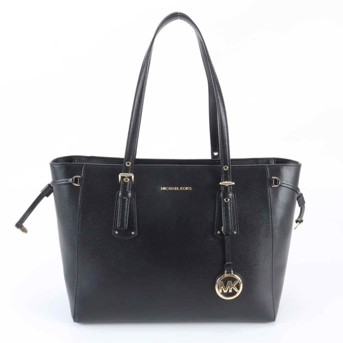 Michael Kors Leather Tote Bag Shoulder Handbag Black Women's: --- Catalog ---Category: SizeSize (HxWxD): 26cm x 33cm x 15cm / 10.23'' x 12.99'' x 5.9''Category: DesignType: Handbag, Shoulder bag, Tote bagColor: BlackGender: WomenMaterial: Leather Category: Gener