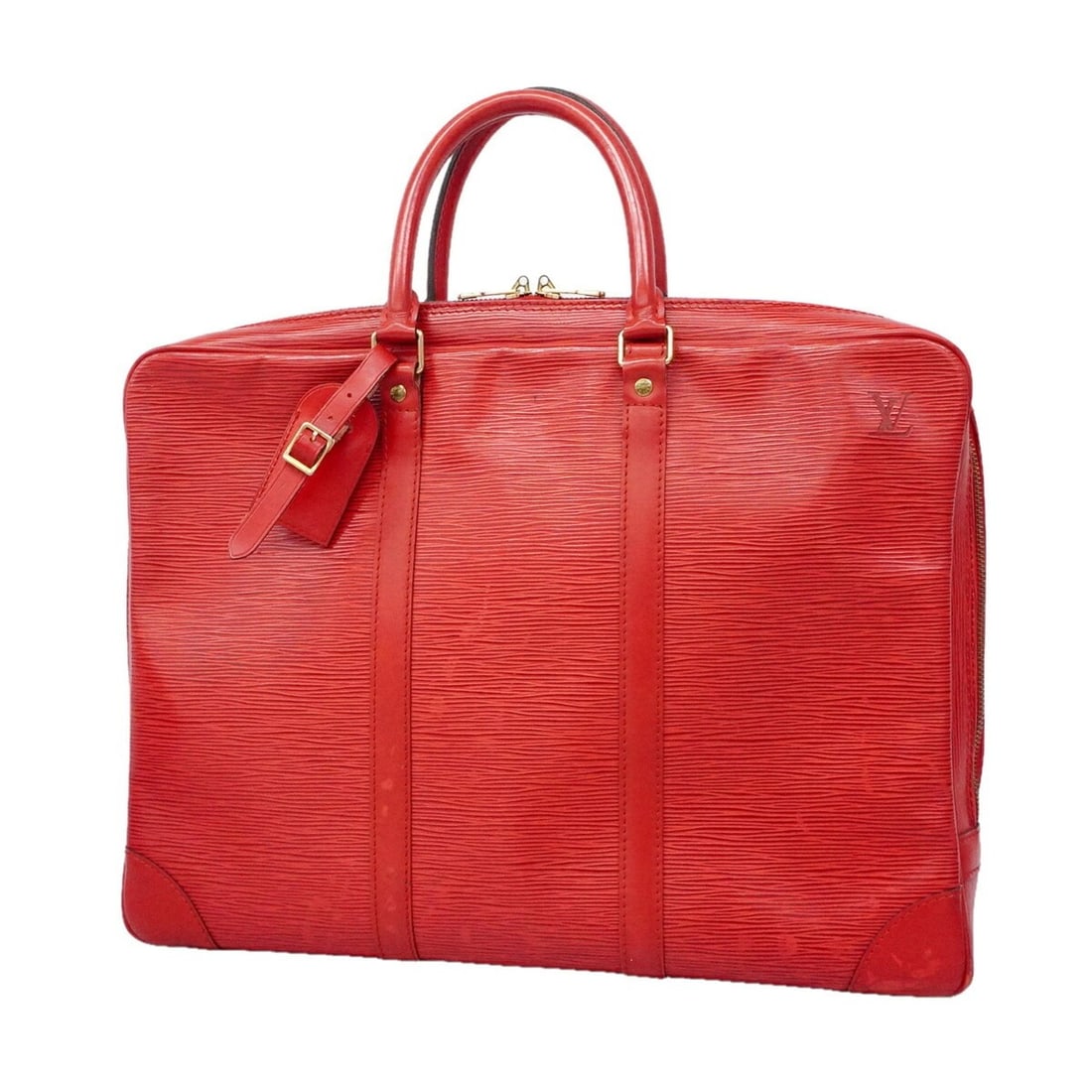 Louis Vuitton Epi Leather Bag, Portedocuments Voyage, M54477, Castilian Red, Men's.: --- Catalog ---Category: SizeSize (HxWxD): 30.5cm x 41cm x 7cm / 12'' x 16.14'' x 2.75''Category: DesignType: BriefcaseColor: Castilian redGender: MenCategory: GeneralMPN: M54477Brand: Louis Vuitton--