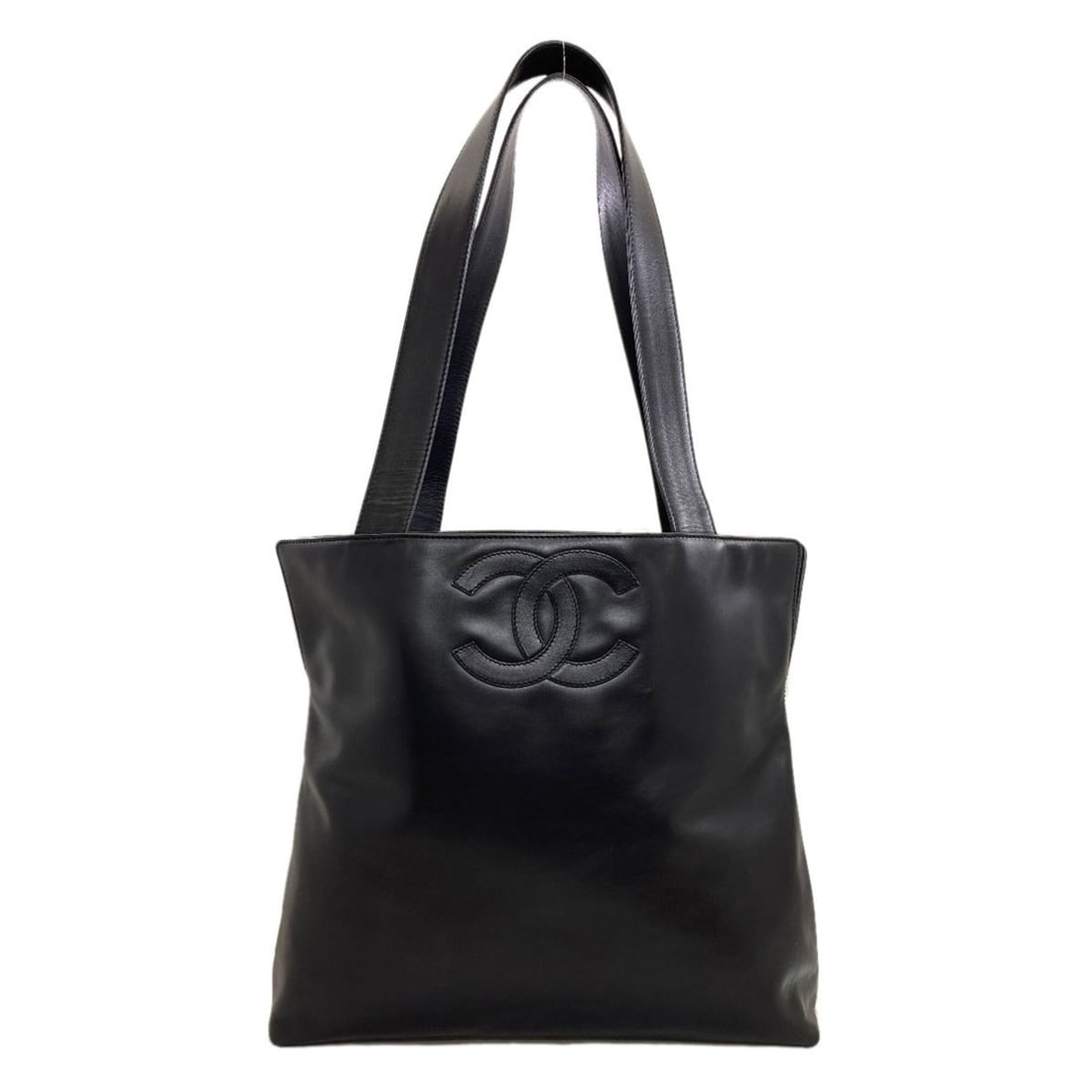 Chanel Coco Mark Tote Bag, Lambskin, Women's CHANEL (1 of 13)