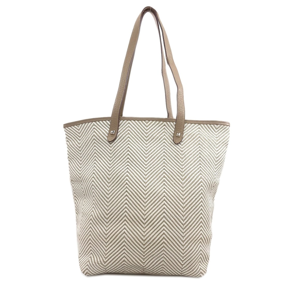 Hermes Cabas Chennai MM Tote Bag with Silver Hardware, Leather/Canvas, Women's: --- Catalog ---Category: SizeSize (HxWxD): 35cm x 25cm x 14cm / 13.77'' x 9.84'' x 5.51''Handle Length: 54cm / 21.25''Category: DesignType: Tote bagColor: BeigeGender: WomenMaterial: Canvas , Leather 