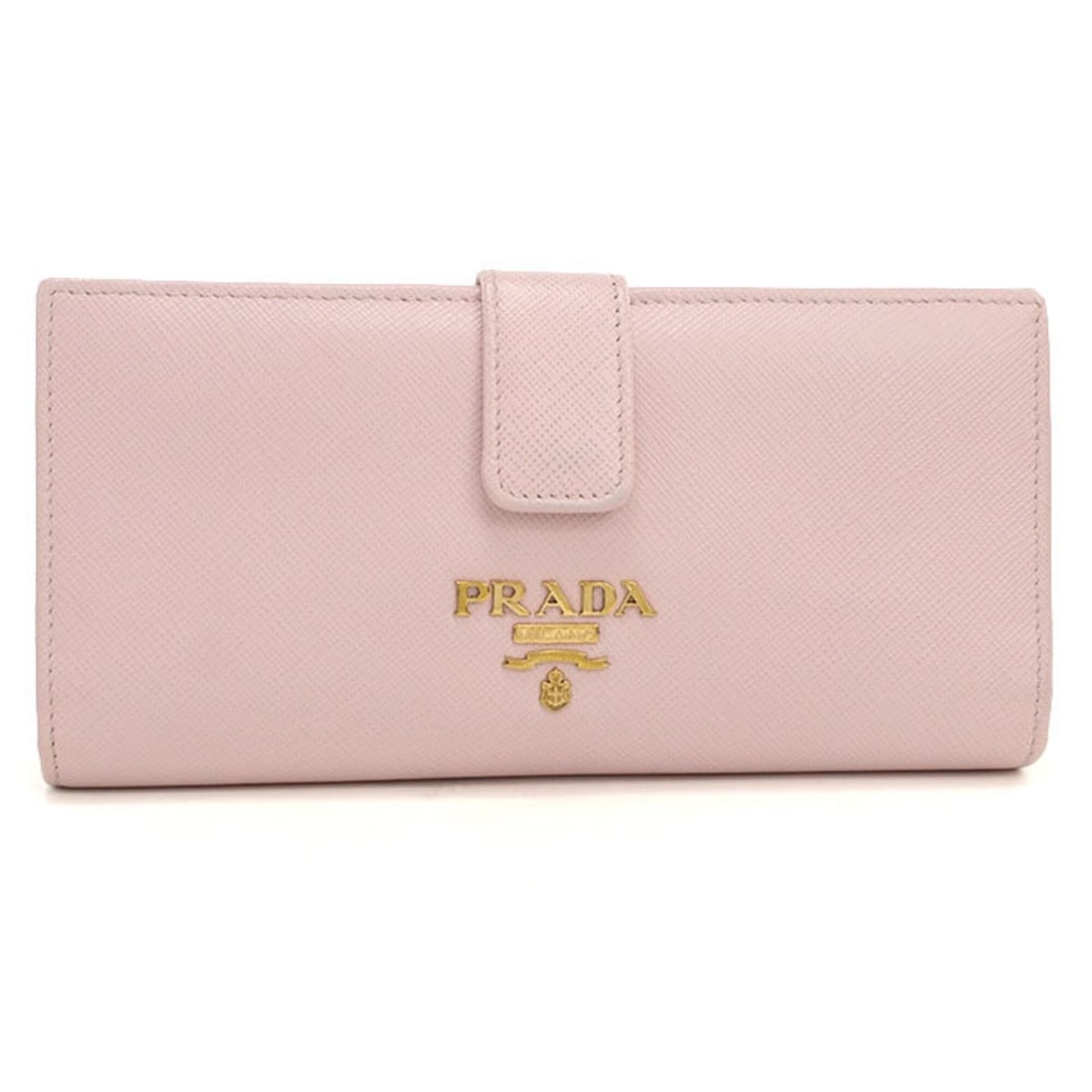 PRADA Prada Bi-fold Long Wallet 1MV025 Saffiano Multicolor Women's Pink (1 of 9)