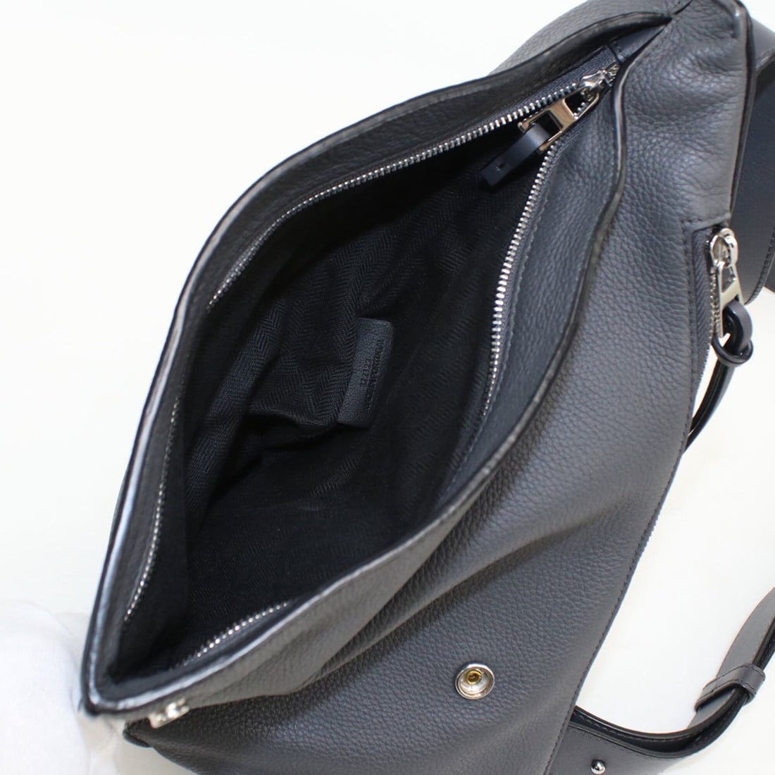 LOEWE Anton Sling Body Bag for Men, Gray - 3