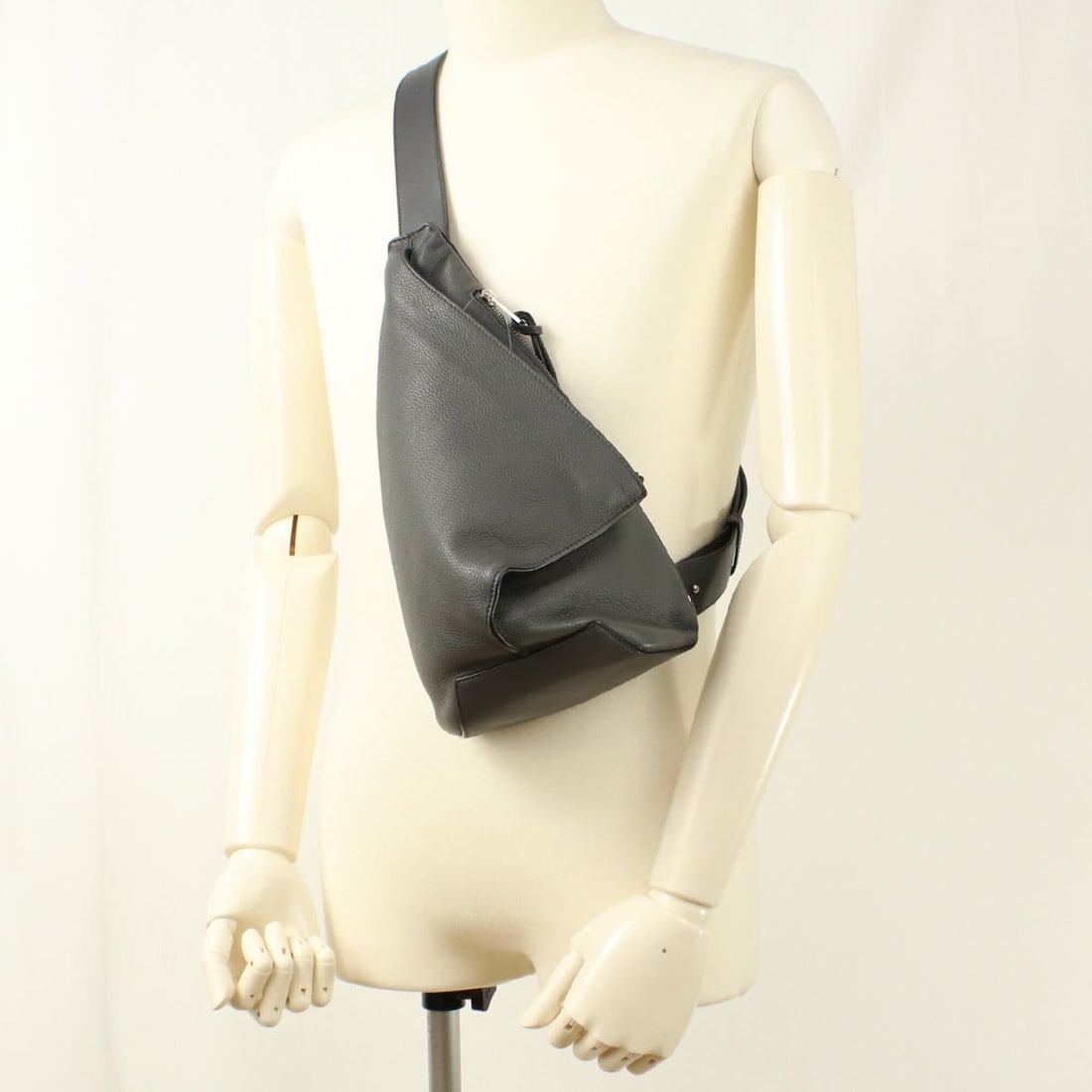 LOEWE Anton Sling Body Bag for Men, Gray - 7