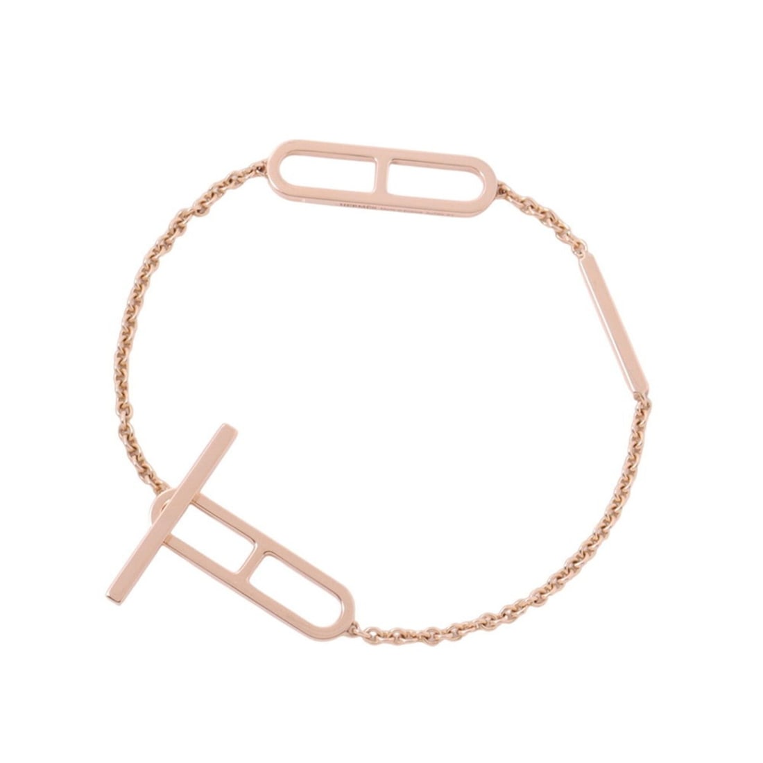 Hermes Bracelet Ever Chaine d'Ancre 18KPG Pink Gold Size ST HERMES: --- Catalog ---Category: SizeLength: 16cm / 6.29''Category: DesignType: Charm braceletGender: Women,MenMaterial: Pink gold (18K)Category: GeneralBrand: Hermes--- Item List ---Section: ConditionRanking
