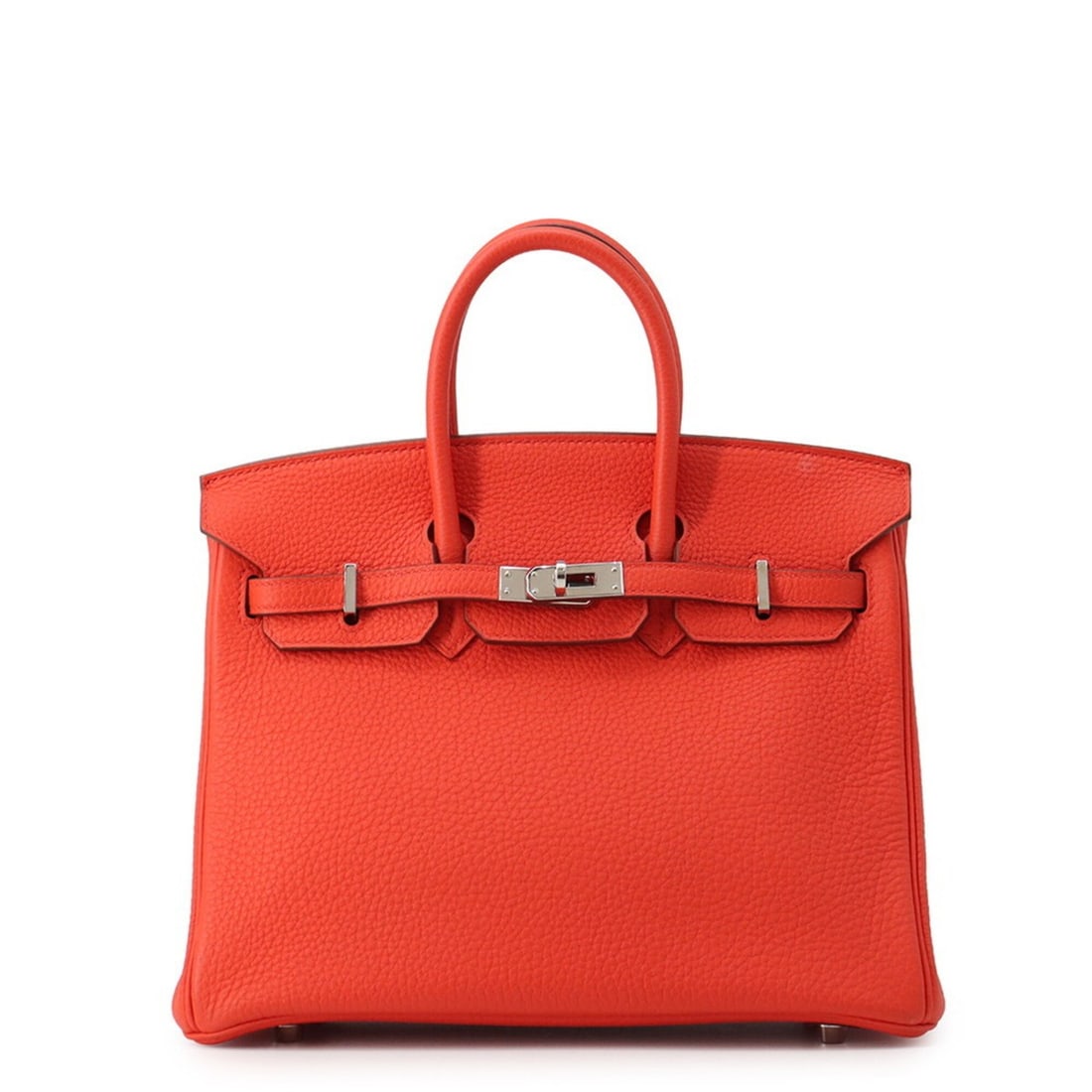 Hermes Birkin 25 Capucines Togo T stamp HERMES handbag women's: --- Catalog ---Category: SizeSize (HxWxD): 21cm x 25cm x 13cm / 8.26'' x 9.84'' x 5.11''Category: DesignType: HandbagColor: CapucineGender: WomenMaterial: Togo leather Category: GeneralBrand: HermesCo