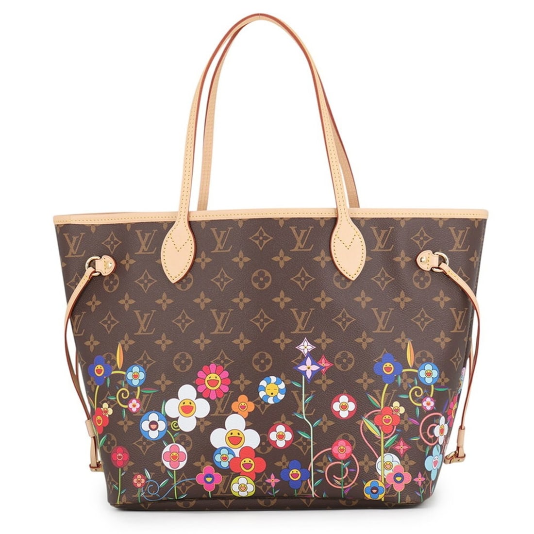 Louis Vuitton Monogram Tote Bag LV x TM Neverfull MM M13271 LOUIS VUITTON Takashi Murakami: --- Catalog ---Category: SizeSize (HxWxD): 29cm x 31.5cm x 16cm / 11.41'' x 12.4'' x 6.29''Category: DesignType: Tote bagColor: PinkGender: WomenMaterial: Monogram Category: GeneralBrand: Louis Vuitto