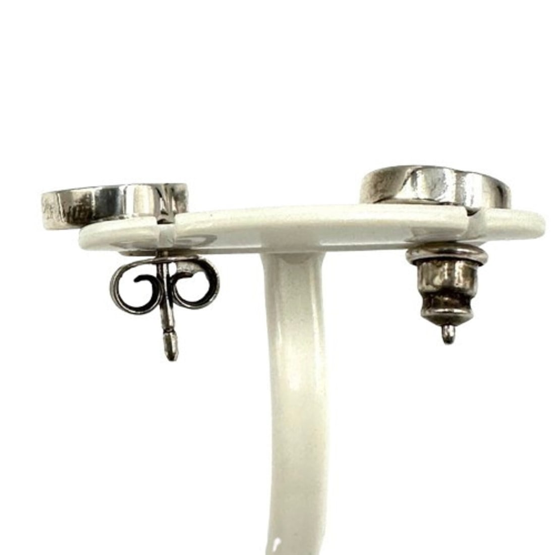 GUCCI Interlocking Ag925 Earrings, Silver - 2
