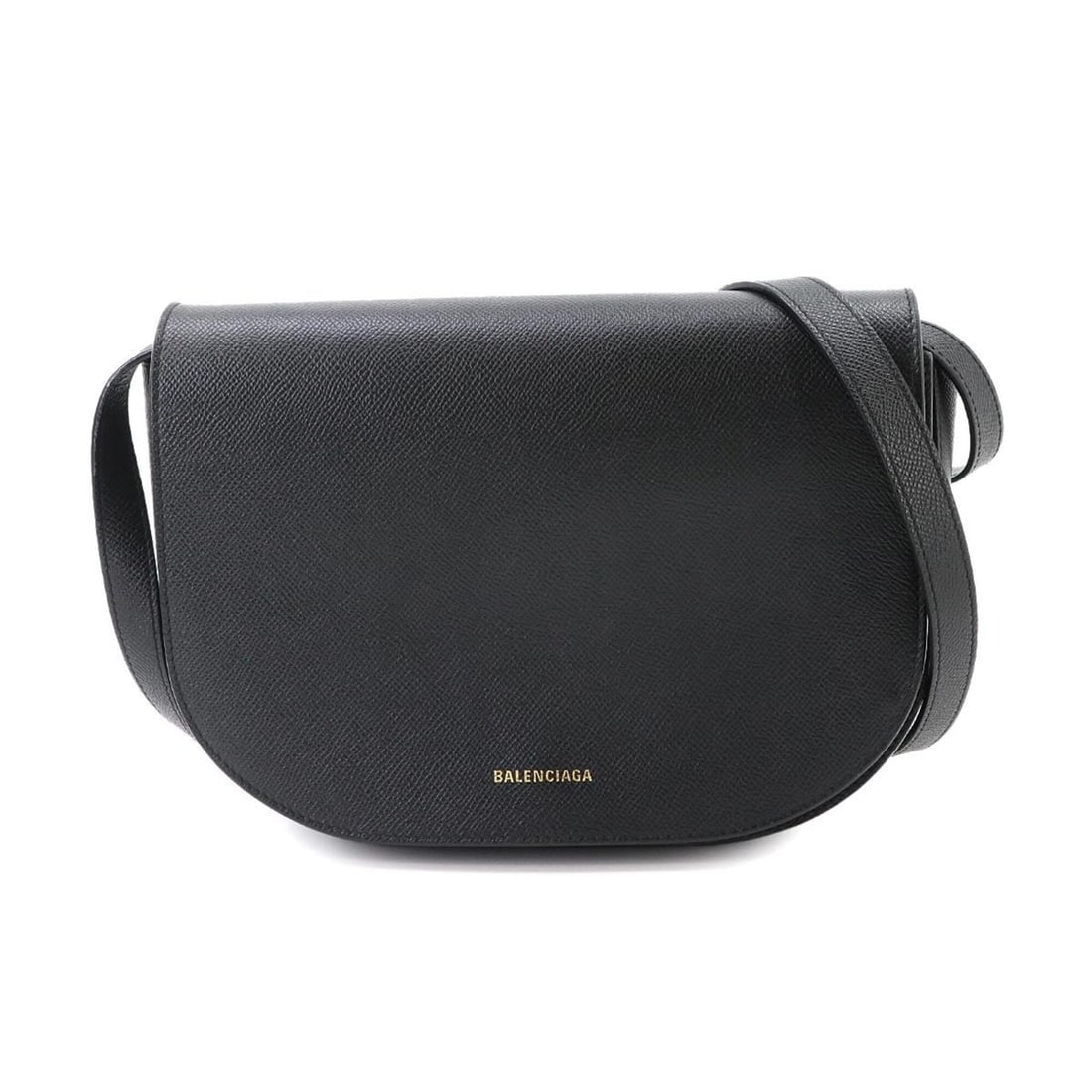 Balenciaga Ville Day Bag Shoulder Handbag Leather Black 542207 Gold Hardware (1 of 10)