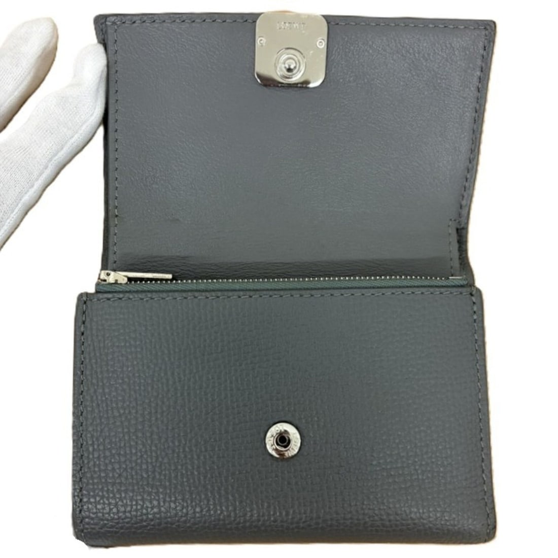 LOEWE trifold wallet, gray. - 4