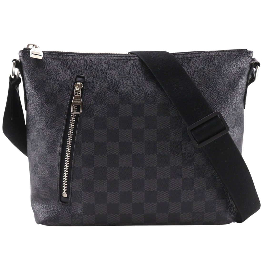 Louis Vuitton Nick PM Shoulder Bag N41211 Damier Graphite Canvas 2013 Black SR4113 Crossbody A5: --- Catalog ---Category: SizeWeight: 600g / 1.32lb.Strap Drop: 69cm / 27.16''Size (HxWxD): 24cm x 28cm x 8cm / 9.44'' x 11.02'' x 3.14''Category: DesignType: Shoulder bagColor: BlackGender: MenMateria