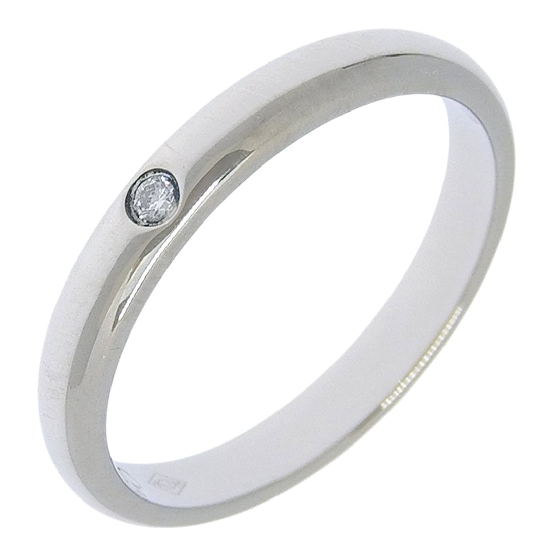 Cartier wedding ring, size 5, made of Pt950 platinum with diamonds, approximately 2.7g, for women.: --- Catalog ---Category: SizeWidth: 2.2mm / 0.09''Weight: 2.7g / 0.09oz.JP Size: 5US Size: 3.5Inner Diameter: 14.00mm / 0.55''Category: DesignType: Wedding ringStone: DiamondGender: WomenMaterial: Pla