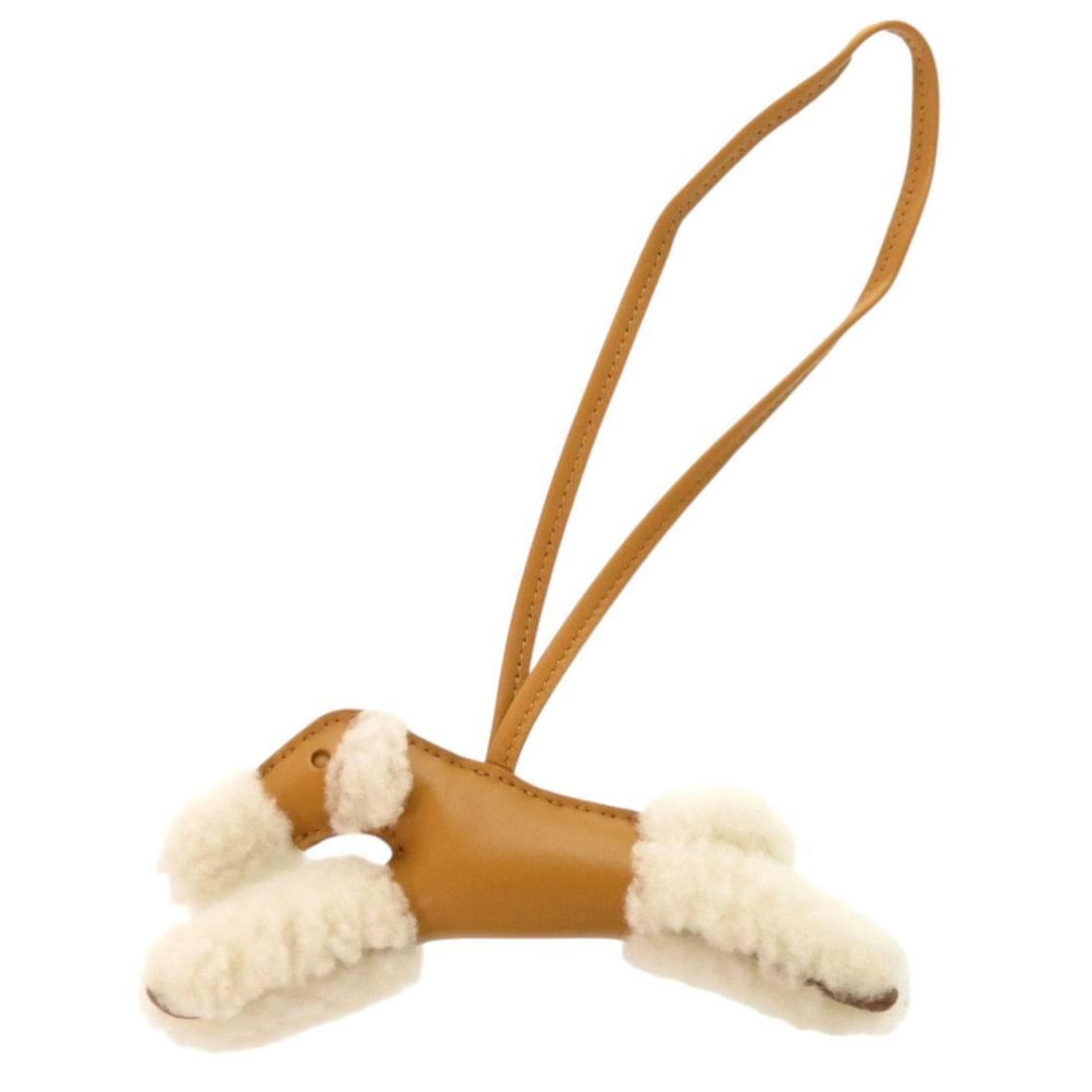 Hermes Badi Agneau Milo Mouton Sesame Z Stamp (2021) Accessory Bag Charm 0571 HERMES: --- Catalog ---Category: SizeSize (HxWxD): 70.00mm x 150.00mm / 2.76'' x 5.91''Category: DesignType: Handbag charmColor: BrownGender: Women,MenMaterial: Agneau Milo, FurLeather/Fur Type: MoutonCategor