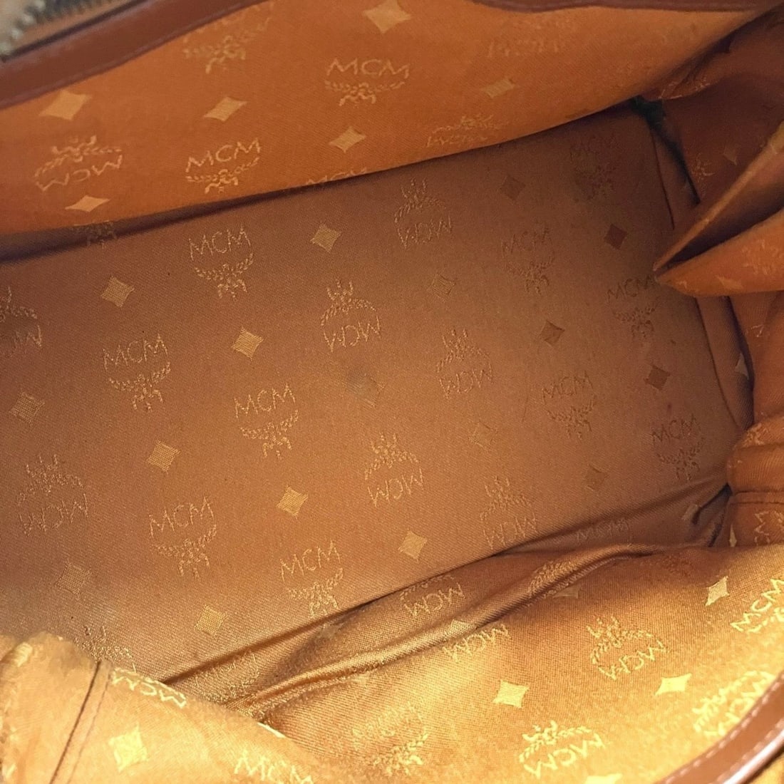 MCM Boston Bag Visetos Leather - 6