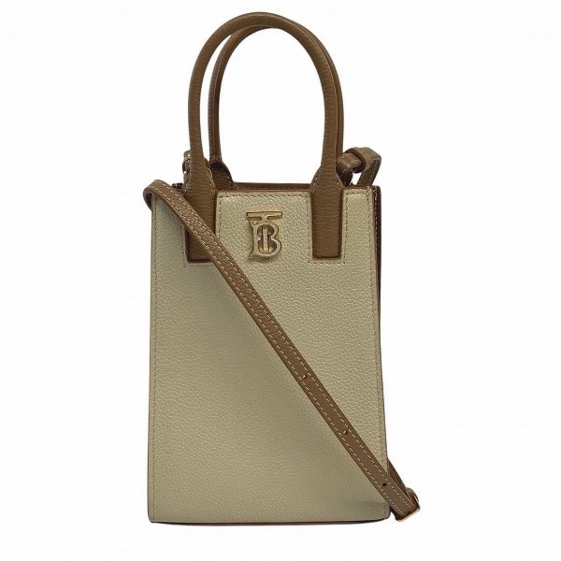 Burberry Micro Francis TB Tote Bag, 2-Way Shoulder Leather, 8052460: --- Catalog ---Category: SizeSize (HxWxD): 18cm x 13cm x 6cm / 7.08'' x 5.11'' x 2.36''Strap Length: 101cm - 115cm / 39.76'' - 45.27''Handle Length: 20cm / 7.87''Category: DesignType: Shoulder bag, To