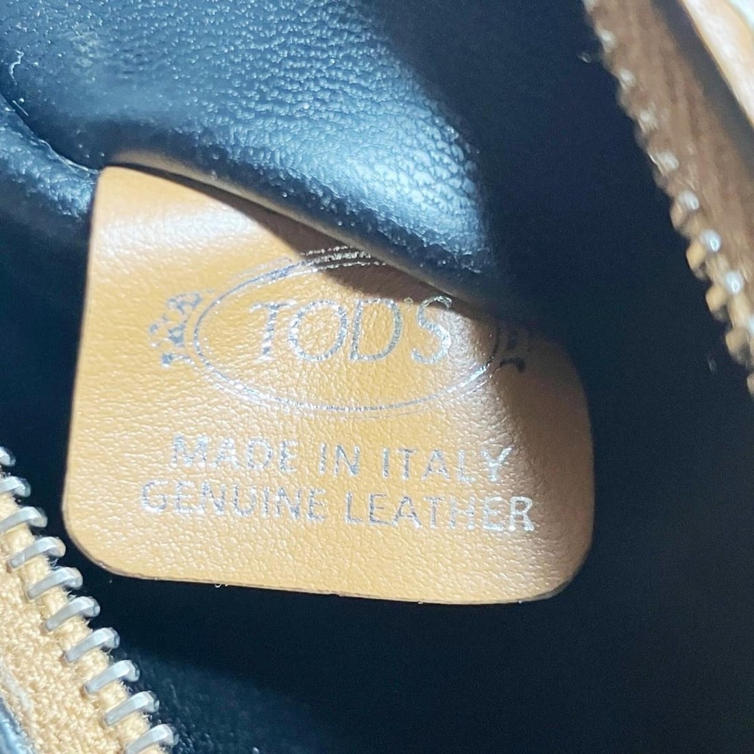 Tod's handbag, canvas and leather. - 4