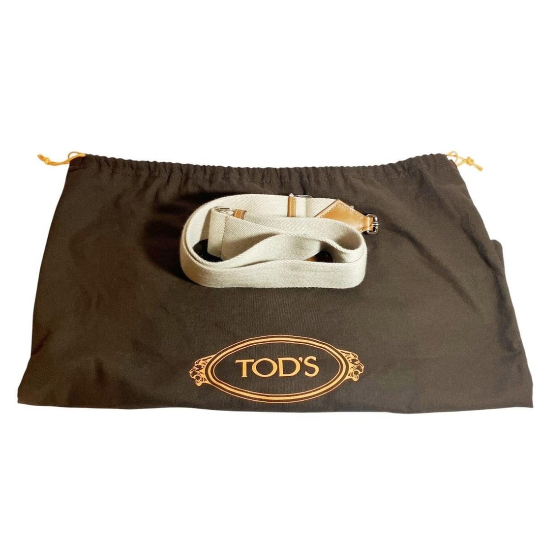 Tod's handbag, canvas and leather. - 5