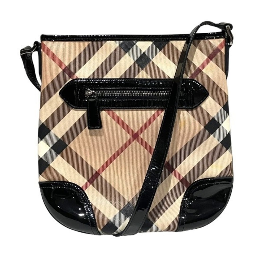Burberry Nova Check Bag Shoulder Unisex: --- Catalog ---Category: SizeSize (HxWxD): 27.5cm x 27cm x 3cm / 10.82'' x 10.62'' x 1.18''Category: DesignType: Shoulder bagColor: BeigeGender: Women,MenMaterial: Canvas , Leather Category: GeneralBr