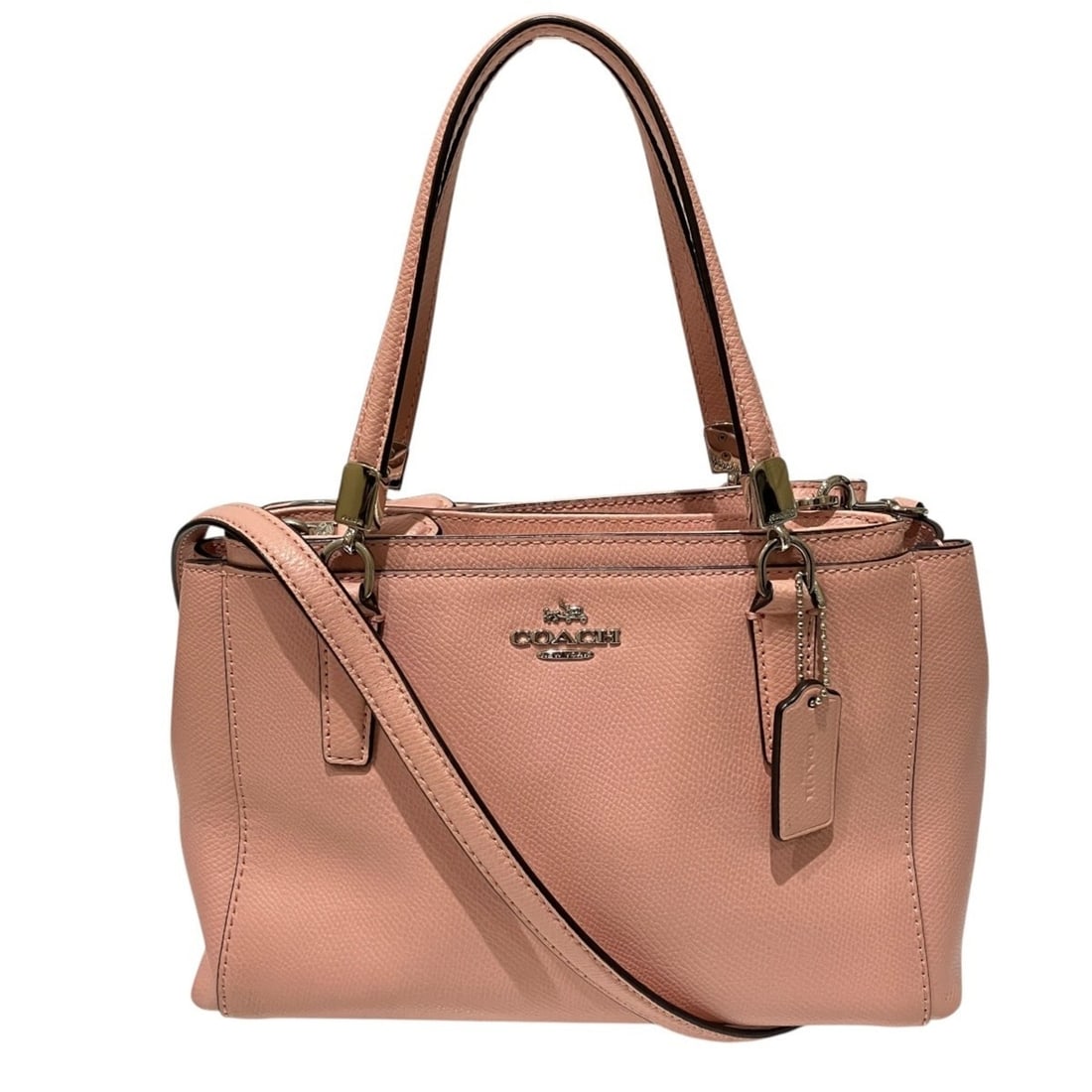 Coach handbag, genuine leather, F34797: --- Catalog ---Category: SizeSize (HxWxD): 14cm x 10cm / 5.51'' x 3.93''Category: DesignType: HandbagColor: PinkGender: WomenMaterial: Leather Category: GeneralMPN: F34797Brand: Coach--- Item List ---