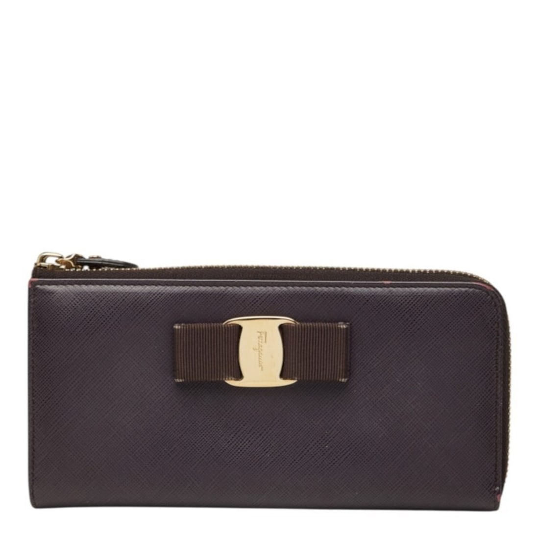 Salvatore Ferragamo Vara Ribbon Long Wallet, Purple Leather, Women's: --- Catalog ---Category: SizeSize (HxWxD): 9.5cm x 19cm x 2.5cm / 3.74'' x 7.48'' x 0.98''Category: DesignType: Long wallet (bi-fold)Color: PurpleGender: WomenMaterial: Leather Category: GeneralBrand: